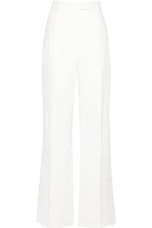 Salvatore Ferragamo Pantalones chambray rectos