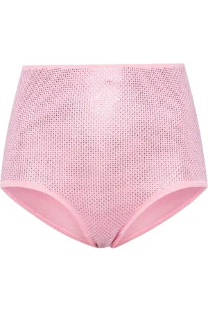 Patrizia Pepe Calzones con tiro alto y detalles de strass