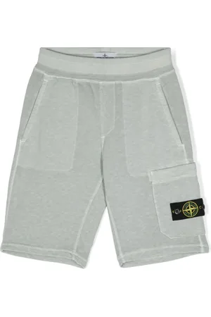 Stone Island Shorts deportivos con distintivo Compass