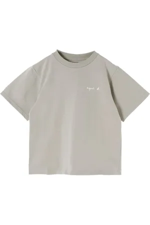 AGNÈS B. Playera con logo estampado