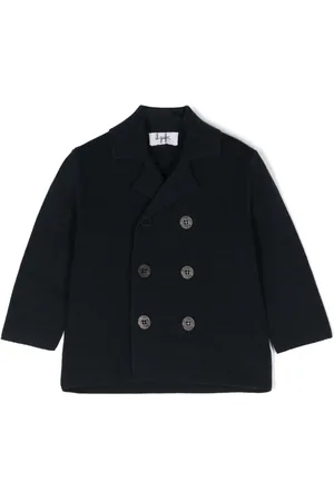 Il gufo Blazer tejido con doble botonadura