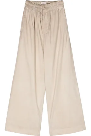 Quira Pantalones palazzo con pretina elástica