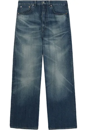 JUNYA WATANABE Jeans con efecto desgastado