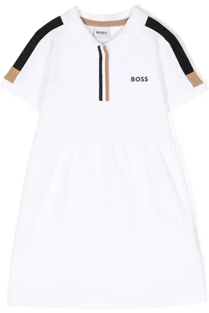 HUGO BOSS Vestido estilo playera tipo polo