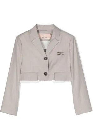 Elisabetta Franchi Blazer de vestir con logo bordado