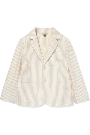 Emporio Armani Blazer con rayas estampadas y botones