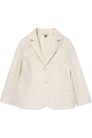 Emporio Armani Blazer con rayas estampadas y botones
