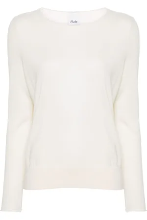 Allude Suéter con cuello barco
