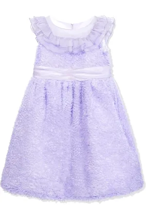 Marchesa Notte Vestido de seda georgette con volantes