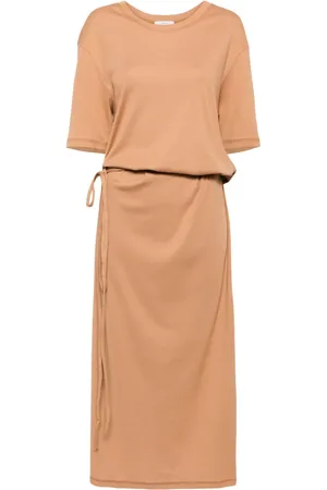 LEMAIRE Vestido estilo playera con cinturón