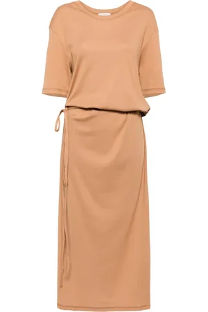 LEMAIRE Vestido estilo playera con cinturón
