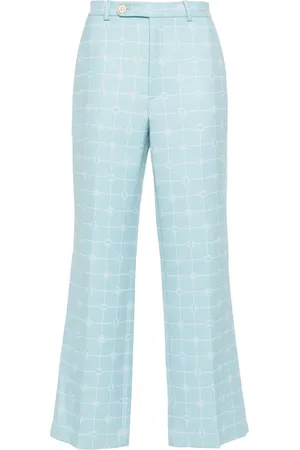 Casablanca Pantalones rectos con logo estampado