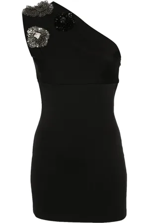 Balmain Vestido con detalles de cristal