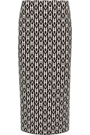 Mackage Falda tejida con motivo geométrico