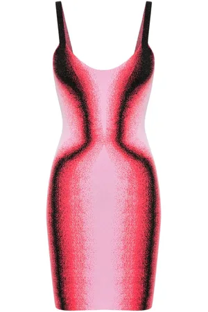 Y / PROJECT Vestido corto con efecto degradado