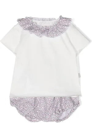 TEDDY & MINOU Playera y bloomers con estampado floral