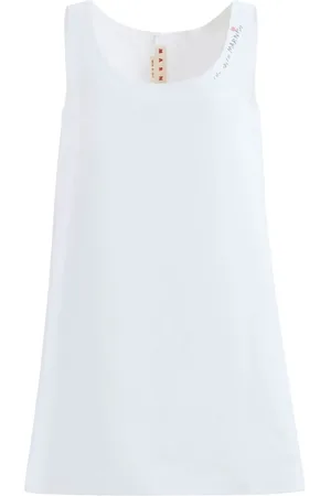 Marni Vestido corto con logo bordado