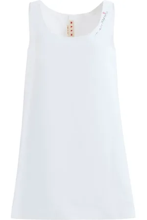 Marni Vestido corto con logo bordado