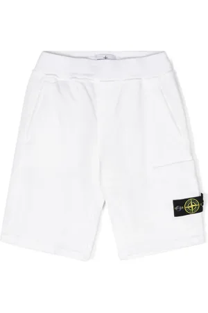 Stone Island Shorts deportivos con distintivo Compass