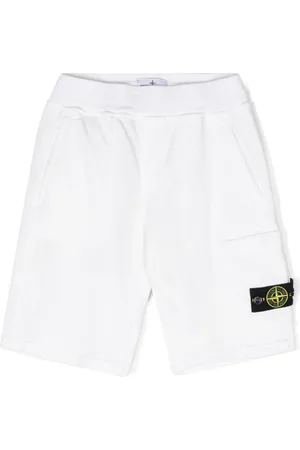 Stone Island Shorts deportivos con distintivo Compass