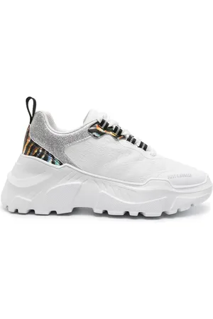 Roberto Cavalli Tenis con paneles y suela gruesa