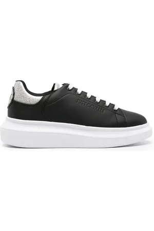 Roberto Cavalli Tenis con agujetas y glitter