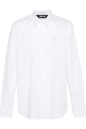 Roberto Cavalli Camisa con logo bordado