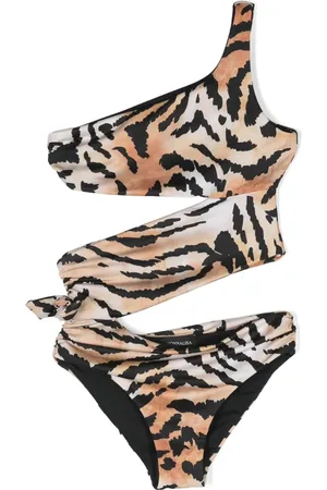MONNALISA Traje de baño con estampado de leopardo