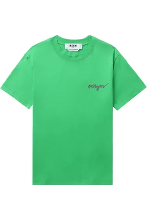 Msgm Playera con logo bordado