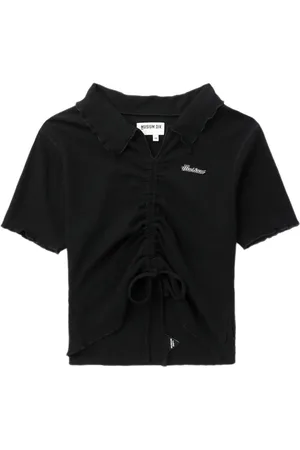 Musium Div. Playera con diseño drapeado