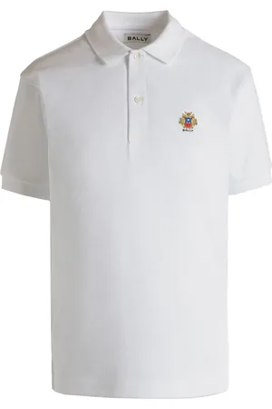 Bally Playera tipo polo con logo bordado