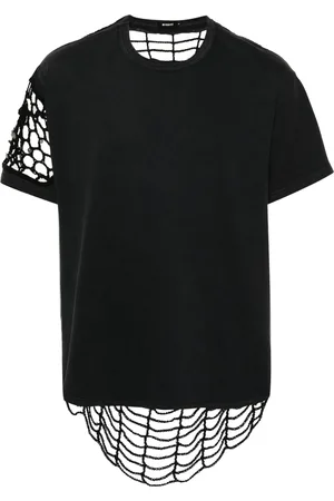 MISBHV Playera con paneles de crochet