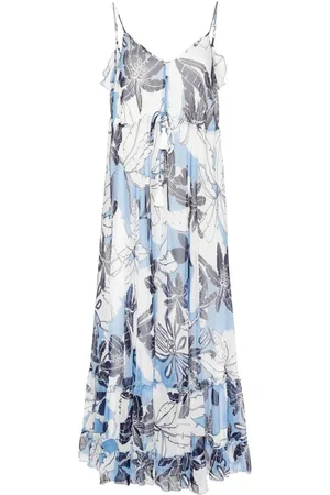 Twin-Set Vestido largo con estampado floral