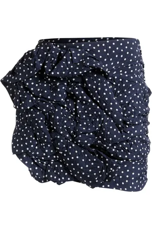 Bally Falda corta con estampado de lunares