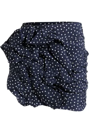 Bally Falda corta con estampado de lunares