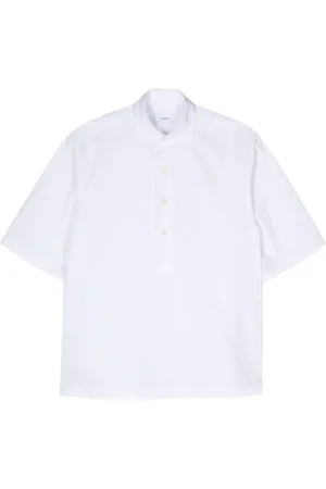 LARDINI Camisa de popelina manga corta