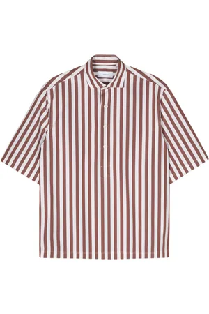 LARDINI Camisa con rayas estampadas