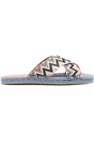 Missoni Alpargatas con motivo en zigzag