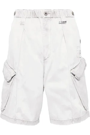 Maison Mihara Yasuhiro Shorts con etiqueta del logo