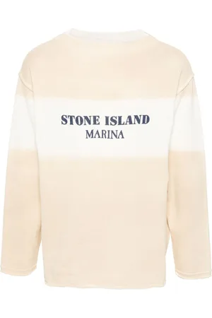 Stone Island Suéter con logo estampado