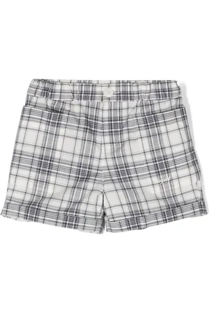 BONPOINT Bermudas con cuadros estampados
