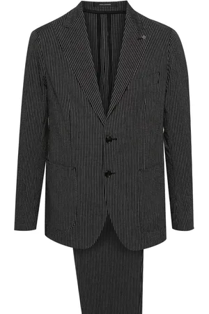 TAGLIATORE Traje con botones y motivo de rayas