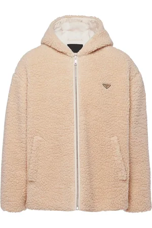 Prada Chamarra con logo triangular