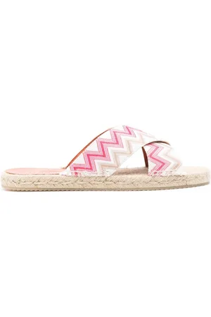 Missoni Alpargatas con motivo en zigzag
