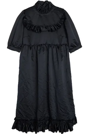 Comme des Garçons Vestido largo en satén
