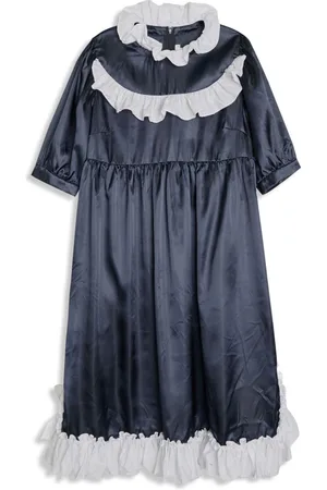 Comme des Garçons Vestido largo en satén