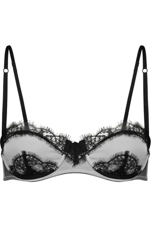 Kiki de Montparnasse Brasier balconette con ribete de encaje