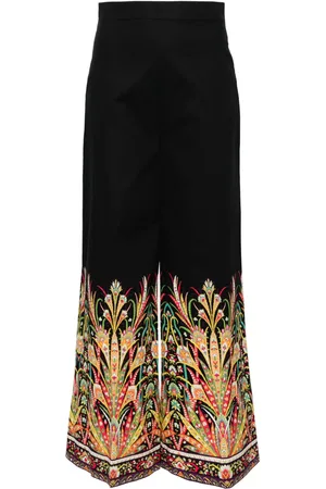 Etro Pantalones palazzo con estampado floral