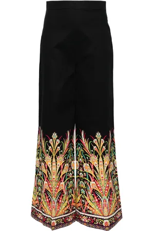 Etro Pantalones palazzo con estampado floral