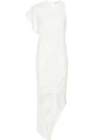 IRO Vestido midi Shanon con diseño asimétrico